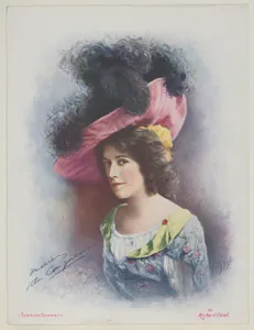 Ida Conquess in Richard Carvel, from the Actresses series (T1), distributed by the American Tobacco Co. to promote Turkish Trophies Cigarettes