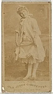 Ida Mulle, from the Actors and Actresses series (N171) for Old Judge Cigarettes by Goodwin & Company