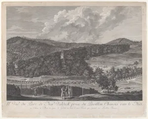 IIde Vue du Parc de Neu-Waldeck prise du Pavillon Chinois vers le Midi, from Views of the Park and Gardens of Marshal Count de Lacy at Neu-waldegg
