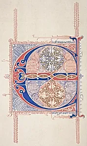 Illuminated Initial "C"