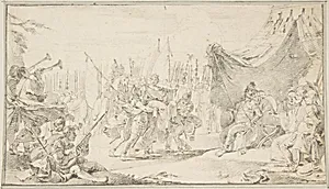 Illustration for a Book: General Carried in Triumph by Giovanni Battista Tiepolo