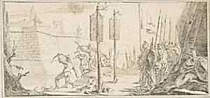 Illustration for a Book: Siege of a City by Giovanni Battista Tiepolo