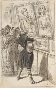 Illustration for Jérôme Paturot à la recherche d'une position sociale (Jérôme Patruot in Search of a Social Position), by Louis Reybaud, Paris, 1846
