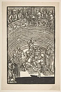 Illustration from The Comedie of Terence, 19th century reprint by Albrecht Dürer