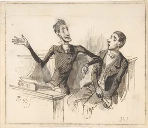 Illustration in Jérôme Paturot, by Louis Reybaud, Paris, 1846
