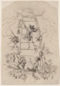 Illustration in Jérôme Paturot, by Louis Reybaud, Paris, 1846