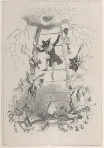 Illustration in Jérôme Paturot, by Louis Reybaud, Paris, 1846
