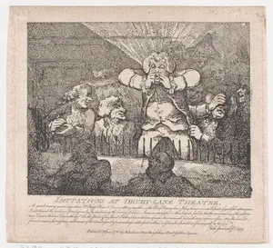 Imitations at Drury-Lane Theatre (Picturesque Beauties of Boswell, Part the Second)