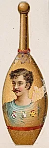 Indian club, from the Novelties series (N228, Type 3) issued by Kinney Bros. by Kinney Brothers Tobacco Company