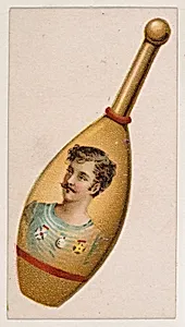 Indian club, from the Novelties series (N228, Type 5) issued by Kinney Bros. by Kinney Brothers Tobacco Company
