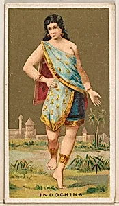 Indochina, from the Dancing Girls of the World series (N185) issued by Wm. S. Kimball & Co. by William S. Kimball & Company