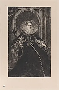 Infanta Isabella, after Simon de Vos by Simon de Vos|Jules-Ferdinand Jacquemart