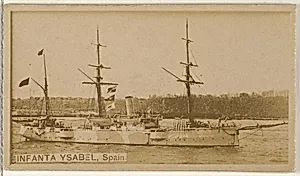 Infanta Ysabel, Spain, from the Famous Ships series (N50) for Virginia Brights Cigarettes by Allen & Ginter