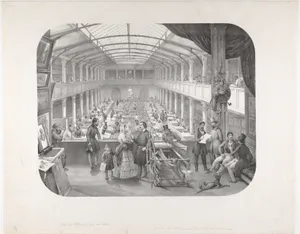 Interior of Lemercier's Lithographic Printing House