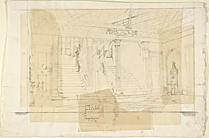 Interior of the Alhambra(?)