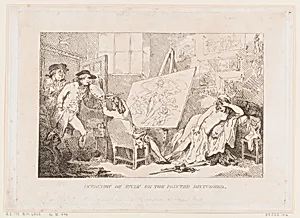 Intrusion on Study or The Painter Disturbed