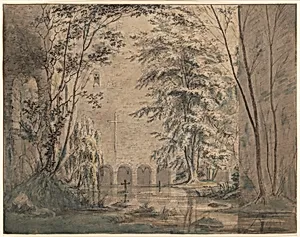 Inundated Ruins of a Monastery