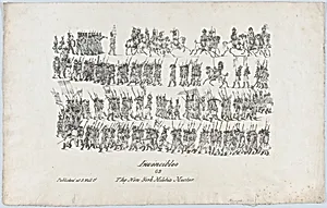 Invincibles, or, The New York Militia Muster by Anonymous, American, 19th century