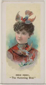 Irene Perry as "The Humming Bird," from the series Fancy Dress Ball Costumes (N73) for Duke brand cigarettes