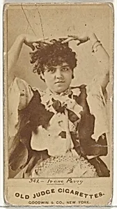 Irene Perry, from the Actors and Actresses series (N171) for Old Judge Cigarettes by Goodwin & Company