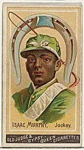 Isaac Murphy, Jockey, from the Goodwin Champion series for Old Judge and Gypsy Queen Cigarettes by Goodwin & Company