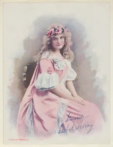 Isabel Irving, from the Actresses series (T1), distributed by the American Tobacco Co. to promote Turkish Trophies Cigarettes