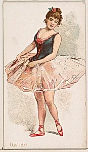 Italian Dancer, from the Dancing Women series (N186) issued by Wm. S. Kimball & Co. by William S. Kimball & Company
