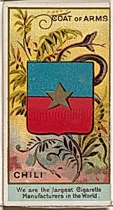 J. M. Balmaceda, President of Chili, from the Rulers, Flags, and Coats of Arms series (N126-2) issued by W. Duke, Sons & Co. by W. Duke, Sons & Co.