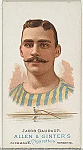 Jacob Gaudaur, Oarsman, from World's Champions, Series 1 (N28) for Allen & Ginter Cigarettes by Lindner, Eddy & Claus|Allen & Ginter