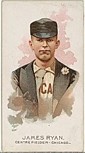 James Ryan, Baseball Player, Center Fielder, Chicago, from World's Champions, Series 2 (N29) for Allen & Ginter Cigarettes by Lindner, Eddy & Claus|Allen & Ginter