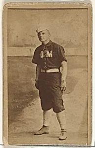 James Wear "Bug" Holliday, Des Moines Prohibitionists, from the Old Judge series (N172) for Old Judge Cigarettes by Goodwin & Company