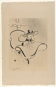 Jane Avril, from "Le Café Concert" by Henri de Toulouse-Lautrec|l'Estampe Originale|Edward Ancourt