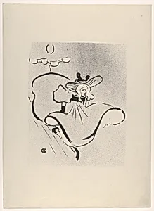 Jane Avril (from Le Café Concert) by Henri de Toulouse-Lautrec|Edward Ancourt|l'Estampe Originale|Georges Montorgueil