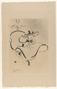 Jane Avril, from "Le Café Concert"