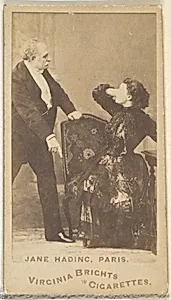 Jane Hading, Paris, from the Actors and Actresses series (N45, Type 1) for Virginia Brights Cigarettes by Allen & Ginter