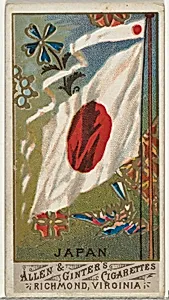 Japan, from Flags of All Nations, Series 1 (N9) for Allen & Ginter Cigarettes Brands by Allen & Ginter