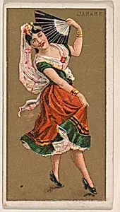 Jarabe, from National Dances (N225, Type 1) issued by Kinney Bros. by Kinney Brothers Tobacco Company