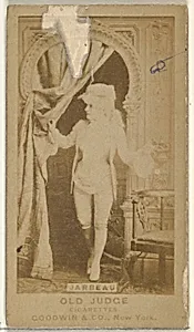 Jarbeau, from the Actors and Actresses series (N171) for Old Judge Cigarettes by Goodwin & Company