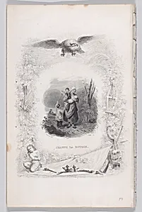 Jeanne, the Redhead, from "The Songs of Béranger" by Fournier & Perrotin|Melchior Péronard|François-Louis Français|Pierre Jean de Béranger