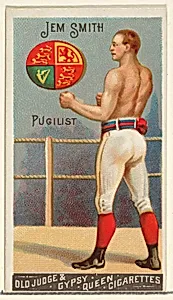 Jem Smith, Pugilist, from the Goodwin Champion series for Old Judge and Gypsy Queen Cigarettes by Goodwin & Company