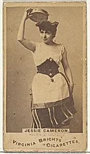 Jessie Cameron, from the Actors and Actresses series (N45, Type 1) for Virginia Brights Cigarettes by Allen & Ginter