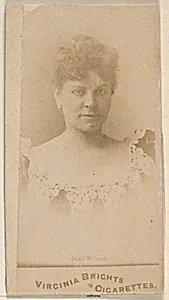 Jessie Milward, from the Actors and Actresses series (N45, Type 1) for Virginia Brights Cigarettes by Allen & Ginter