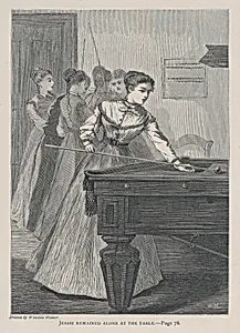 Jessie Remained Alone at the Table (The Galaxy, An Illustrated Magazine of Entertaining Reading, Vol. VI) by Winslow Homer|Marion Harland