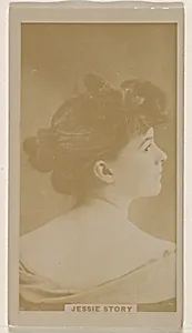 Jessie Story, from the Actresses series (N245) issued by Kinney Brothers to promote Sweet Caporal Cigarettes by Kinney Brothers Tobacco Company