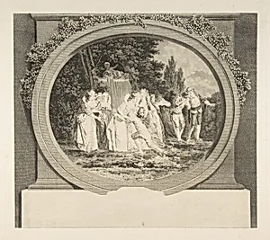 Jeu de Societe dans un Parc by Jean Honoré Fragonard