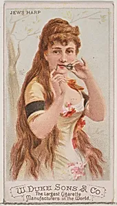 Jews Harp, from the Musical Instruments series (N82) for Duke brand cigarettes by W. Duke, Sons & Co.|Schumacher & Ettlinger