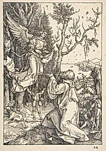 Joachim and the Angel, from "The Life of the Virgin" by Albrecht Dürer