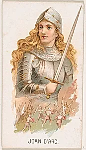 Joan of Arc, from Leaders series (N222) issued by Kinney Bros. by Kinney Brothers Tobacco Company