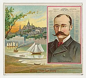 John A. Sleicher, Albany Evening Journal, from the American Editors series (N35) for Allen & Ginter Cigarettes by Allen & Ginter