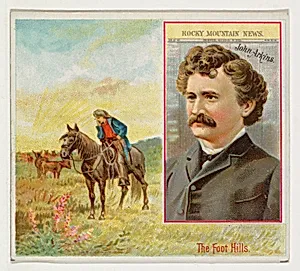 John Arkins, Denver Rocky Mountain News, from the American Editors series (N35) for Allen & Ginter Cigarettes by Allen & Ginter